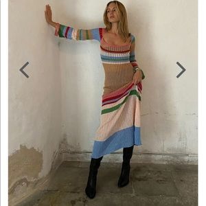 Verge Girl Work of Art Crochet Maxi Dress